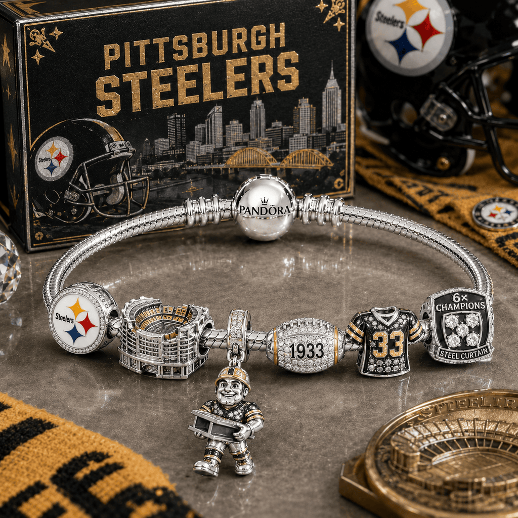 PBS Silver Charm Bracelet Set NTVA