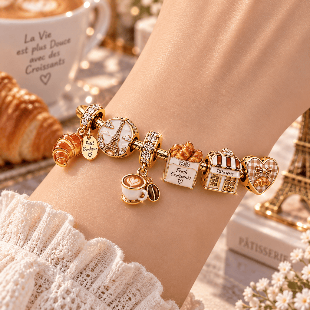 CRS Gold Charm Bracelet Set PTT
