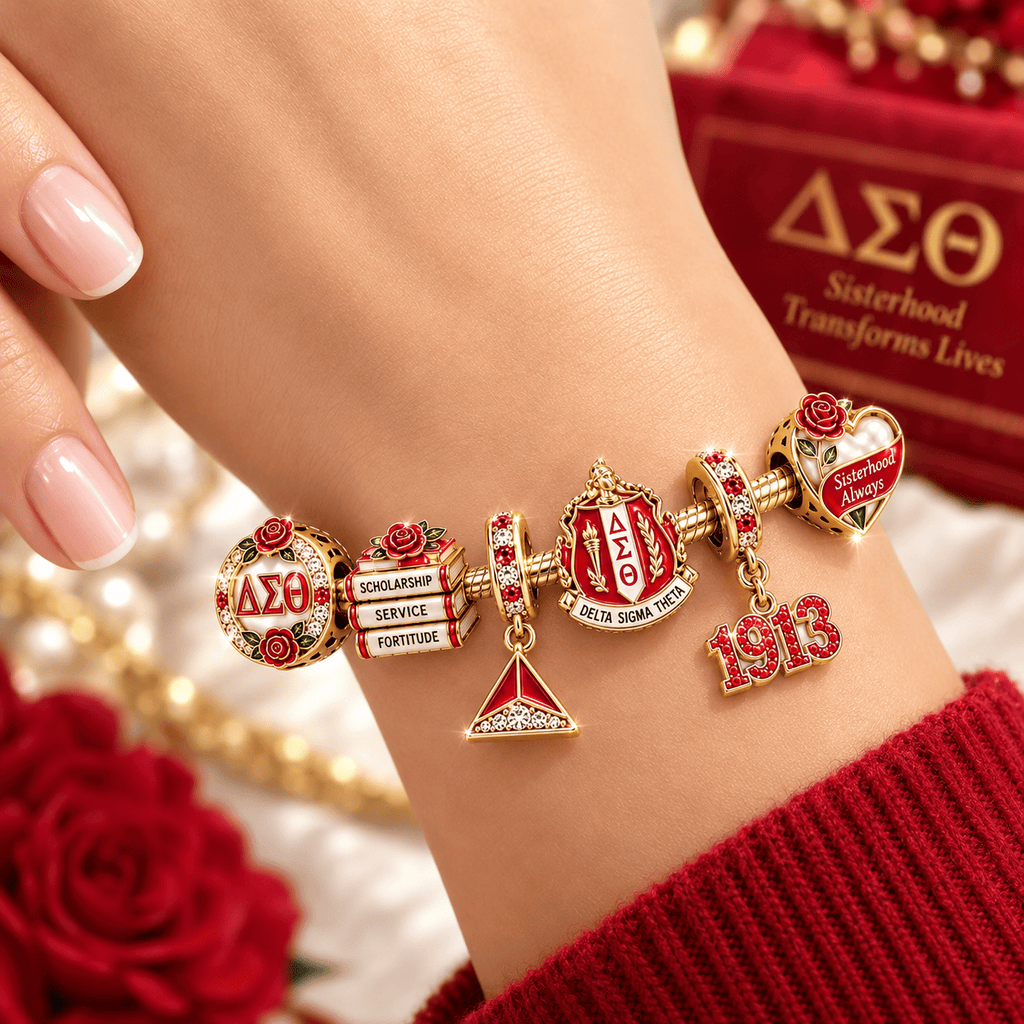 DSTT Gold Charm Bracelet Set BMD