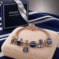 DLCB Rose Gold Charm Bracelet Set TMH