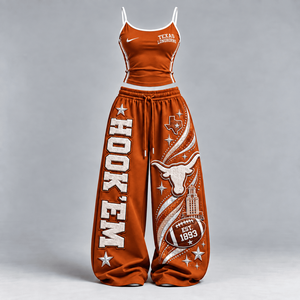 Premium TLH Sports-Inspired Cami & Wide-Leg Pants Set BMD