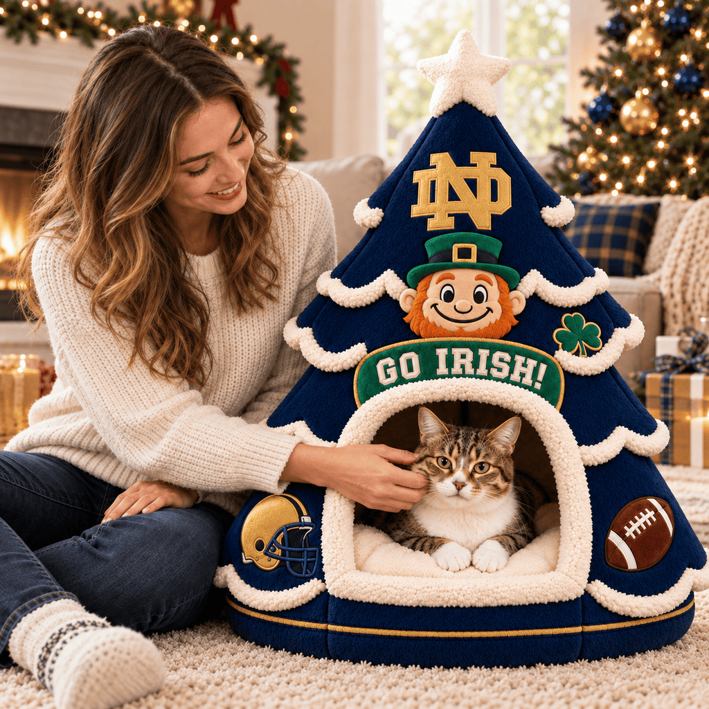 NDFI Premium Christmas Tree Pet Bed NHVH