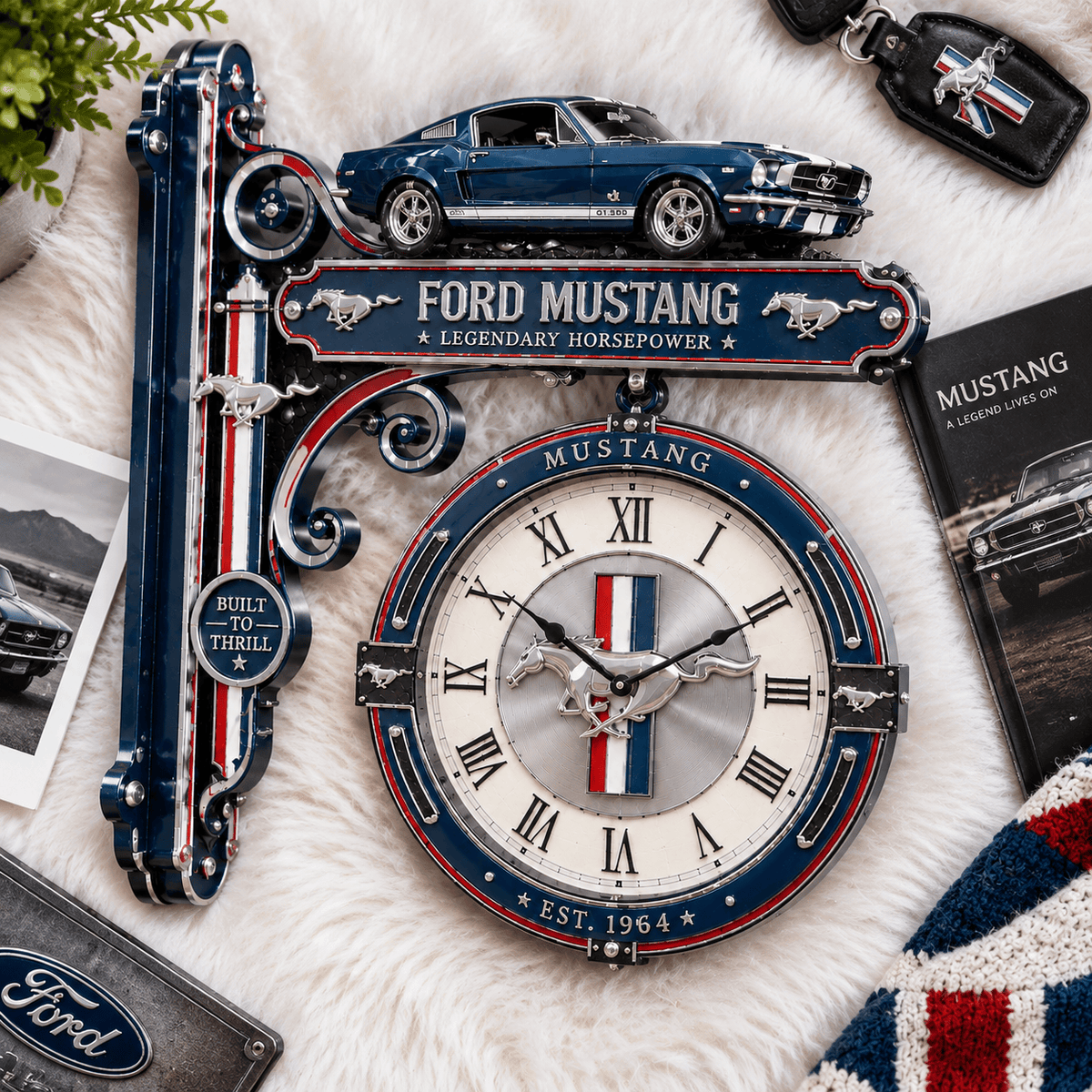 MUST Premium Illuminating Collector Wall Clock LNTH