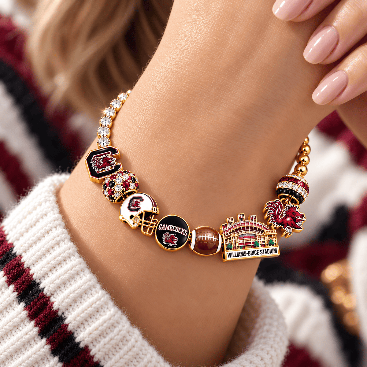 SCG Gold Charm Bracelet Set BMD