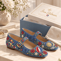 PREMIUM GRFD Mary Jane flats BMD