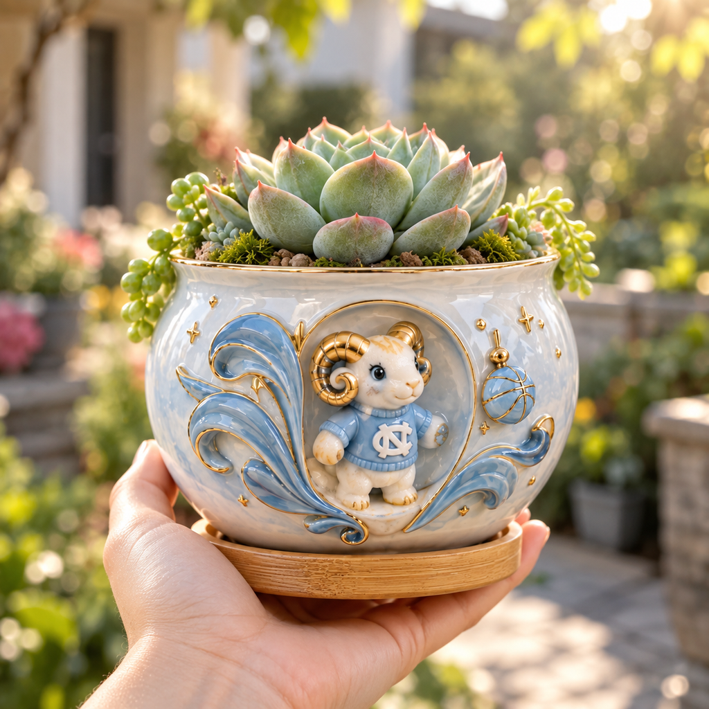 UNC 3-Piece Succulent Planter Set HTTT