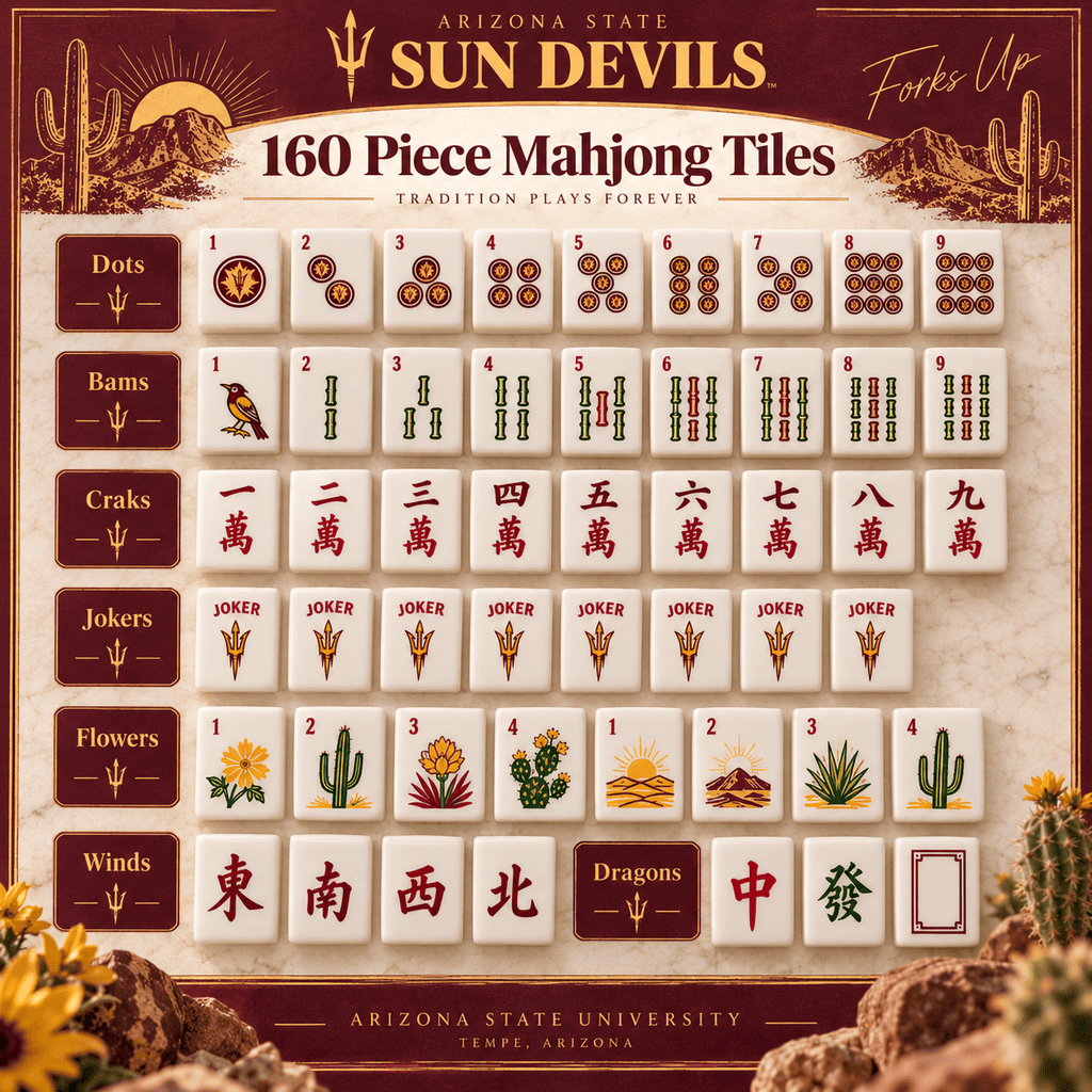 Premium ASSD Mahjong Tiles Set TNSM