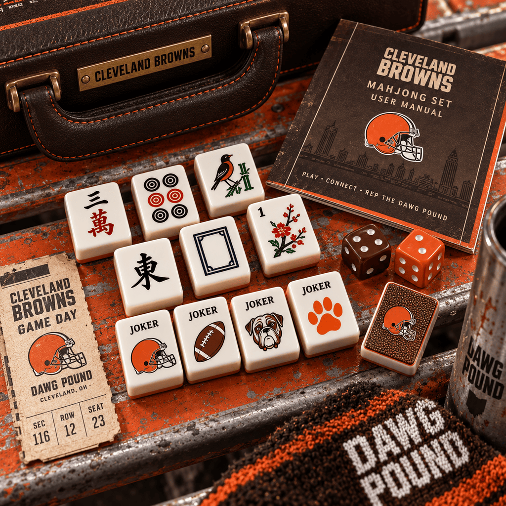 Premium CLVB Mahjong Tiles Set TNSM