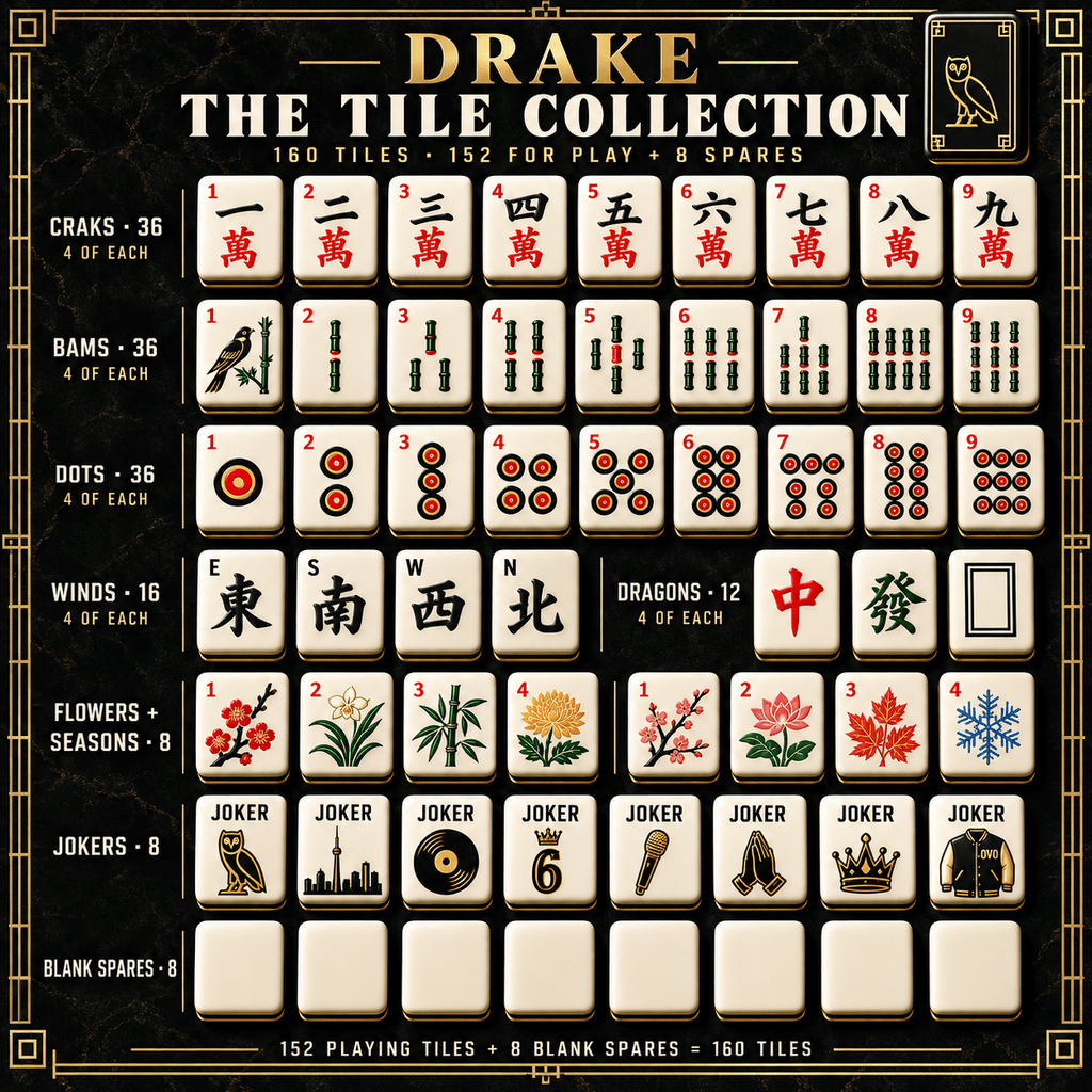 DRK Premium Mahjong Set – Game Night Edition PNPA