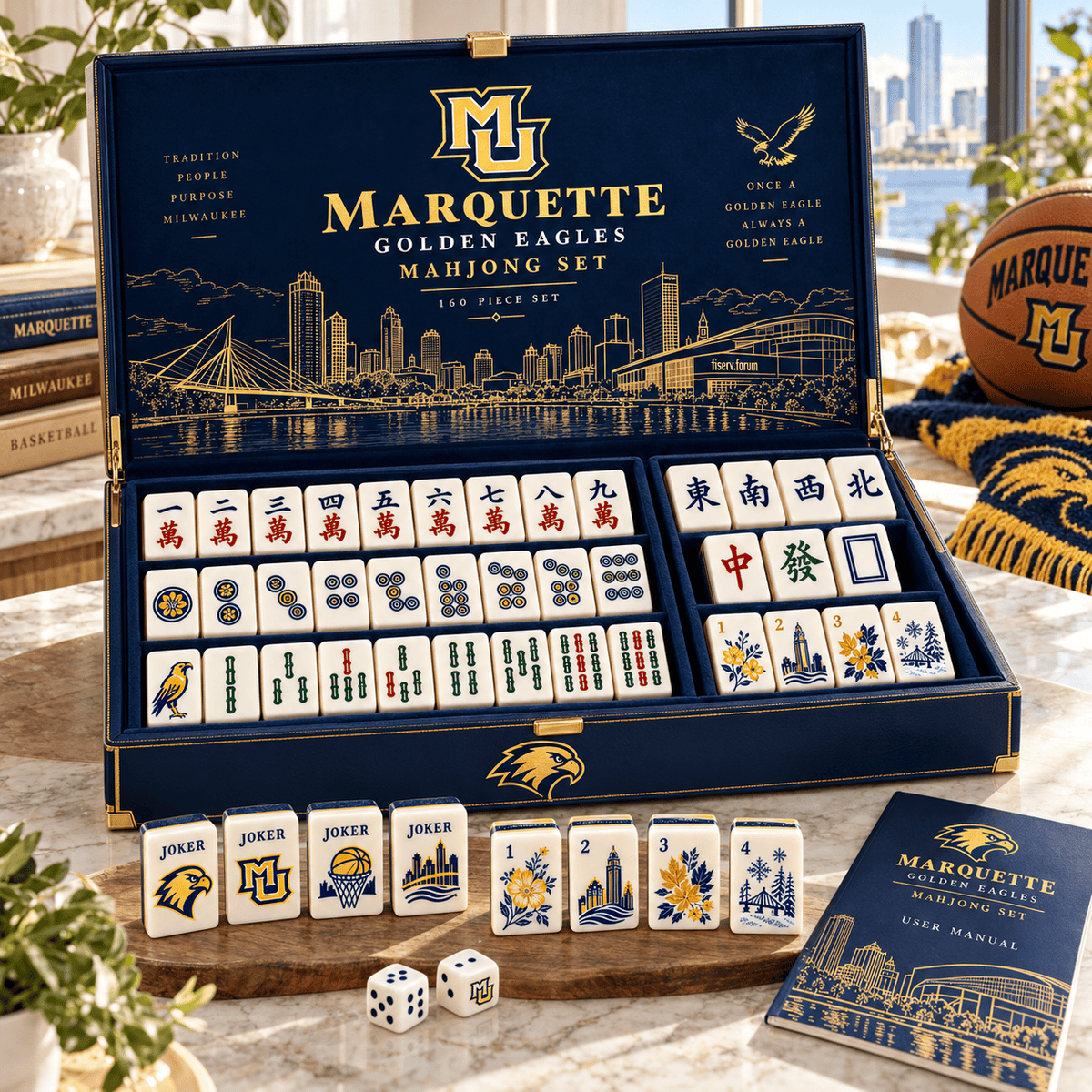 Premium MGR Mahjong Tiles Set TNSM