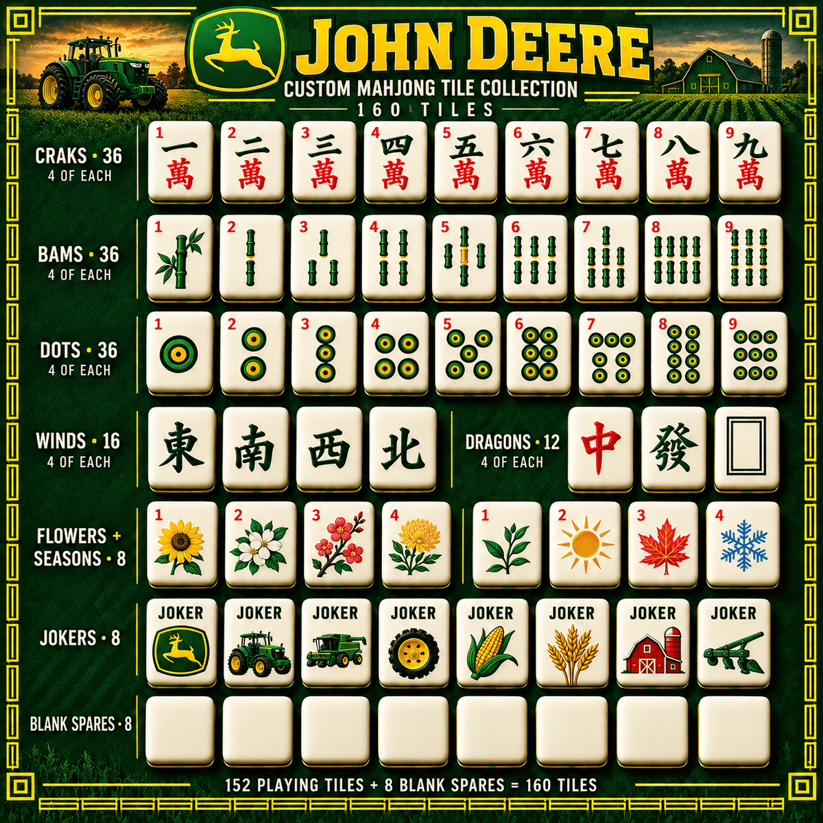 JODE Premium Mahjong Set – Game Night Edition PNPA