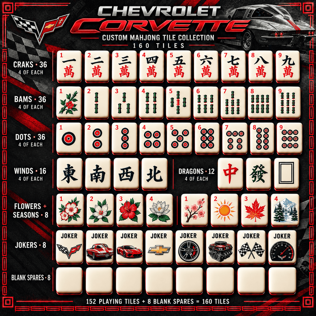 CVL Premium Mahjong Set – Game Night Edition PNPA