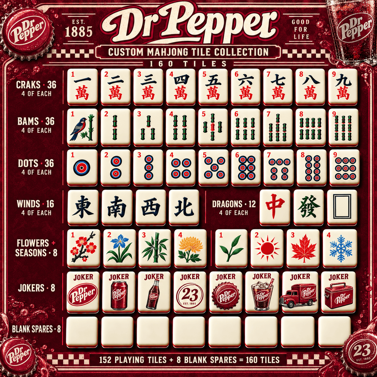 DPR Premium Mahjong Set – Game Night Edition PNPA