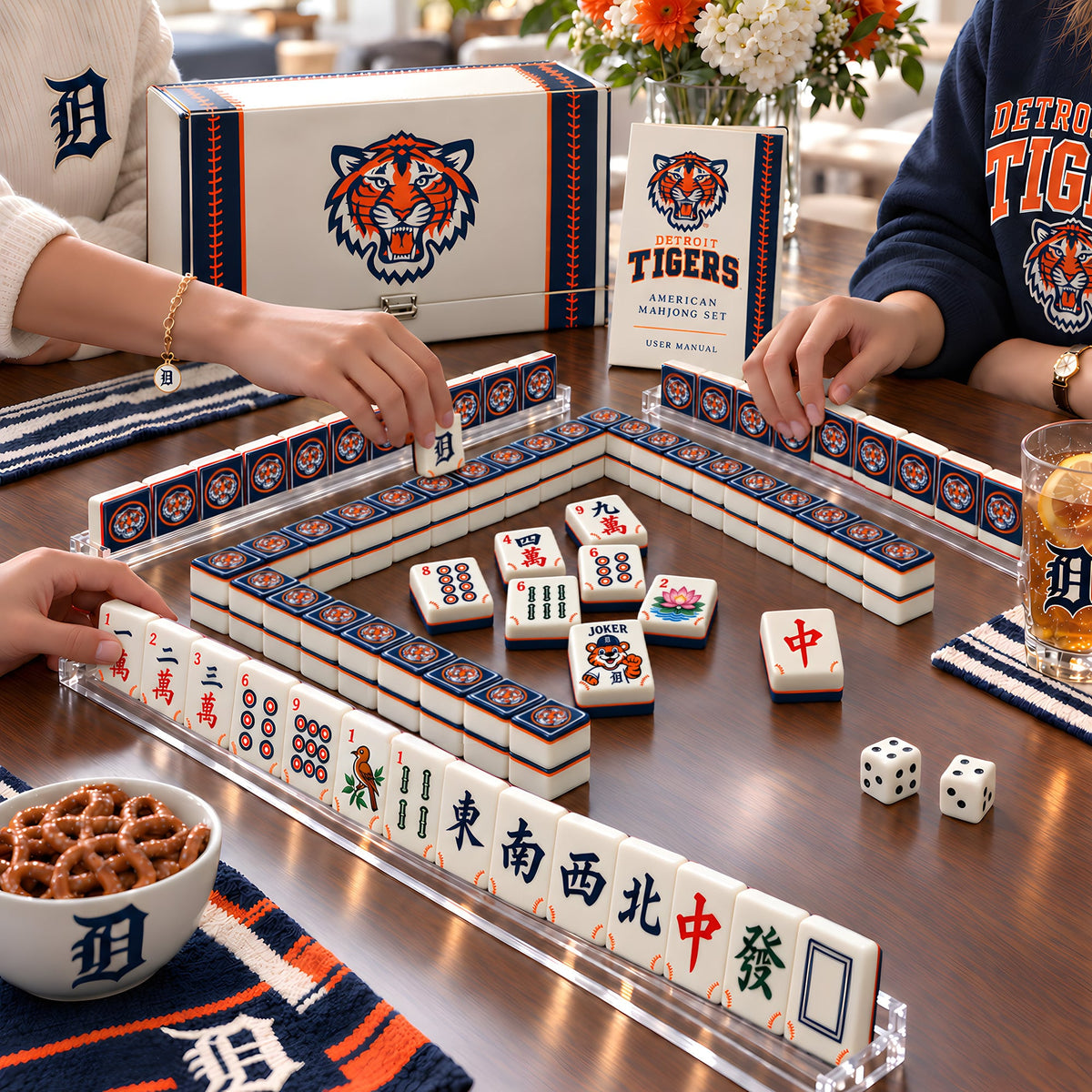 Premium DTTG Mahjong Tiles Set TTMH