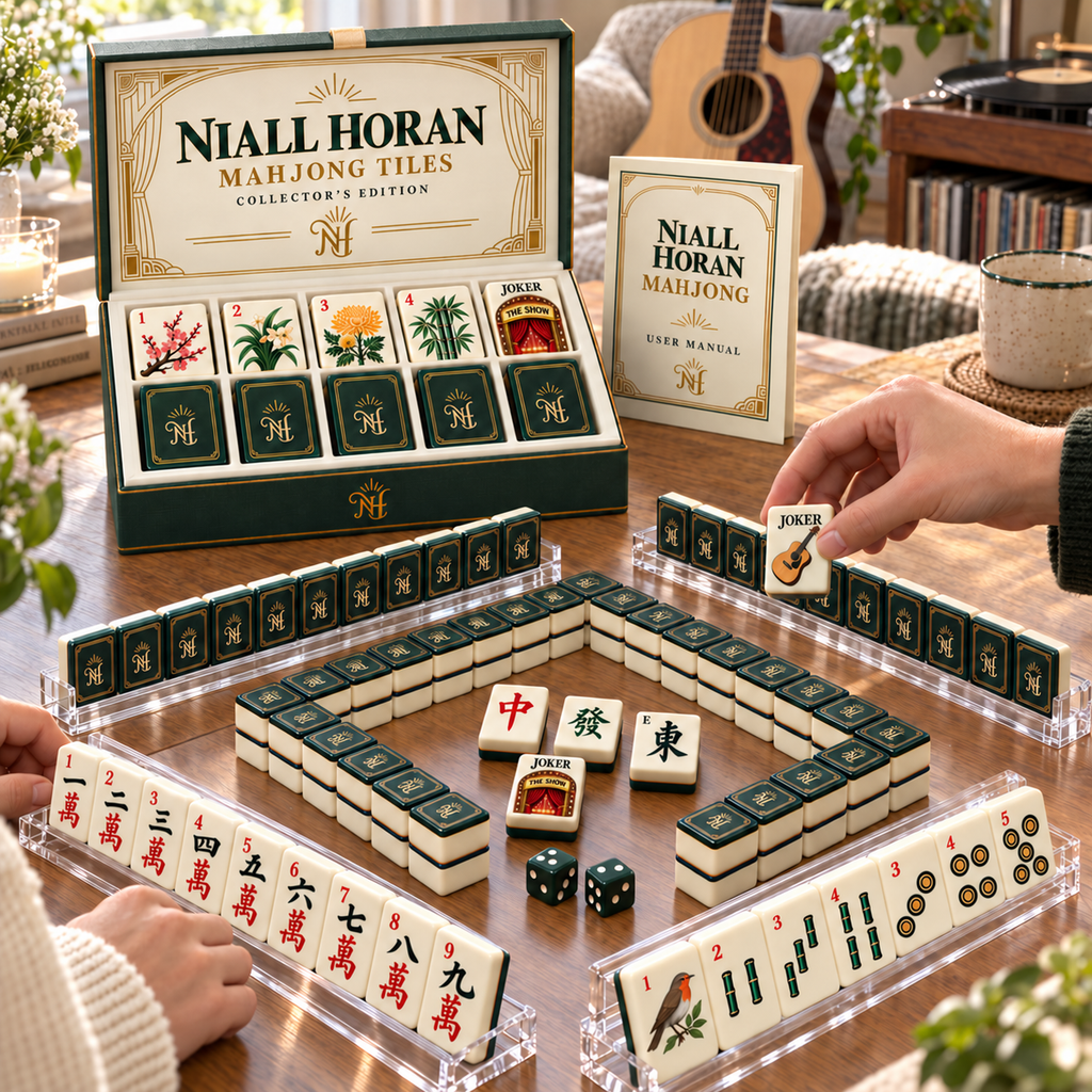 Premium NHR Mahjong Tiles Set PVNA