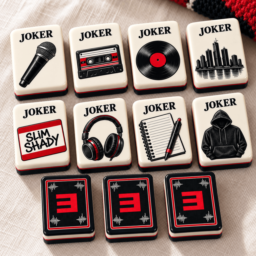 Premium EMN Mahjong Tiles Set PVNA