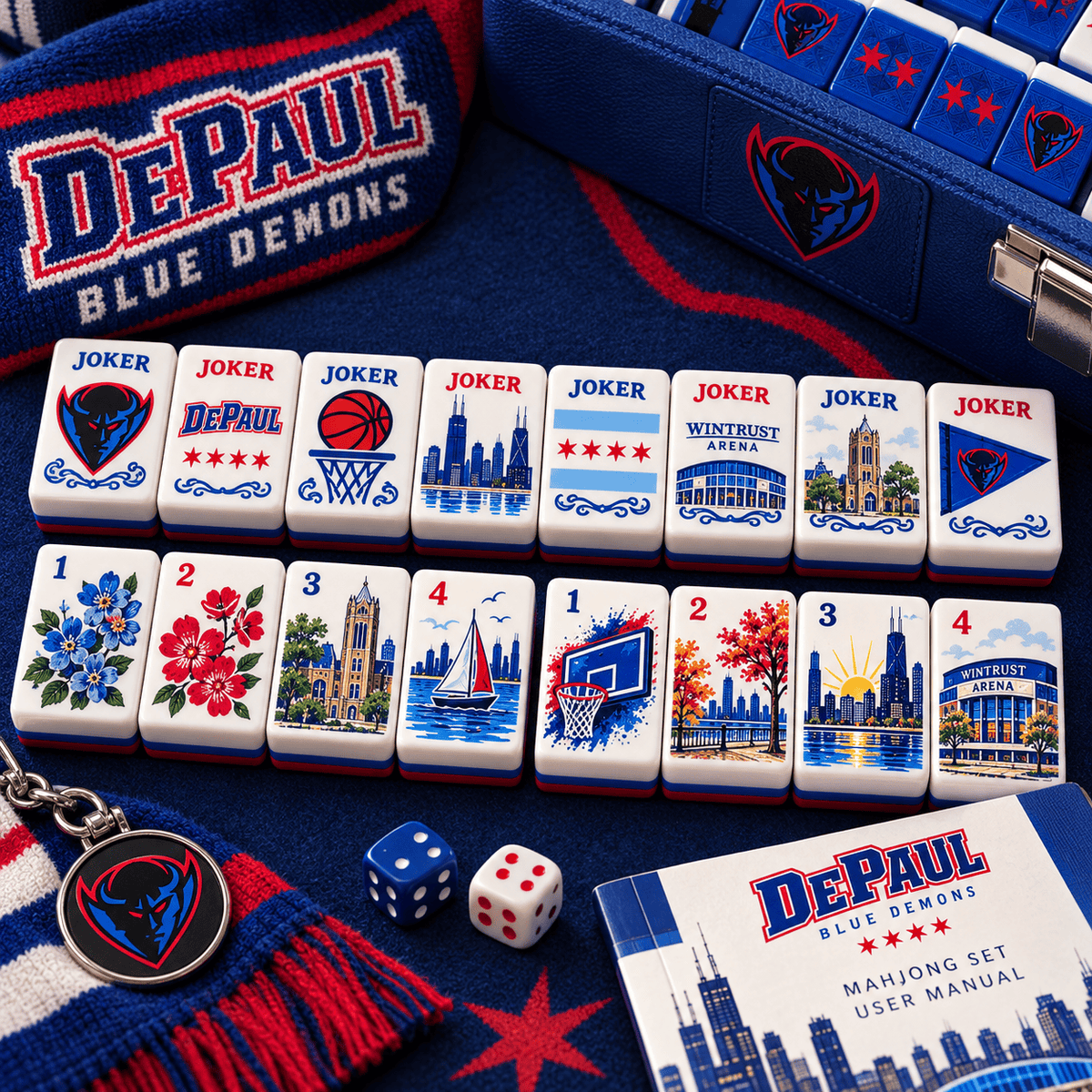 Premium DPBD Mahjong Tiles Set TNSM