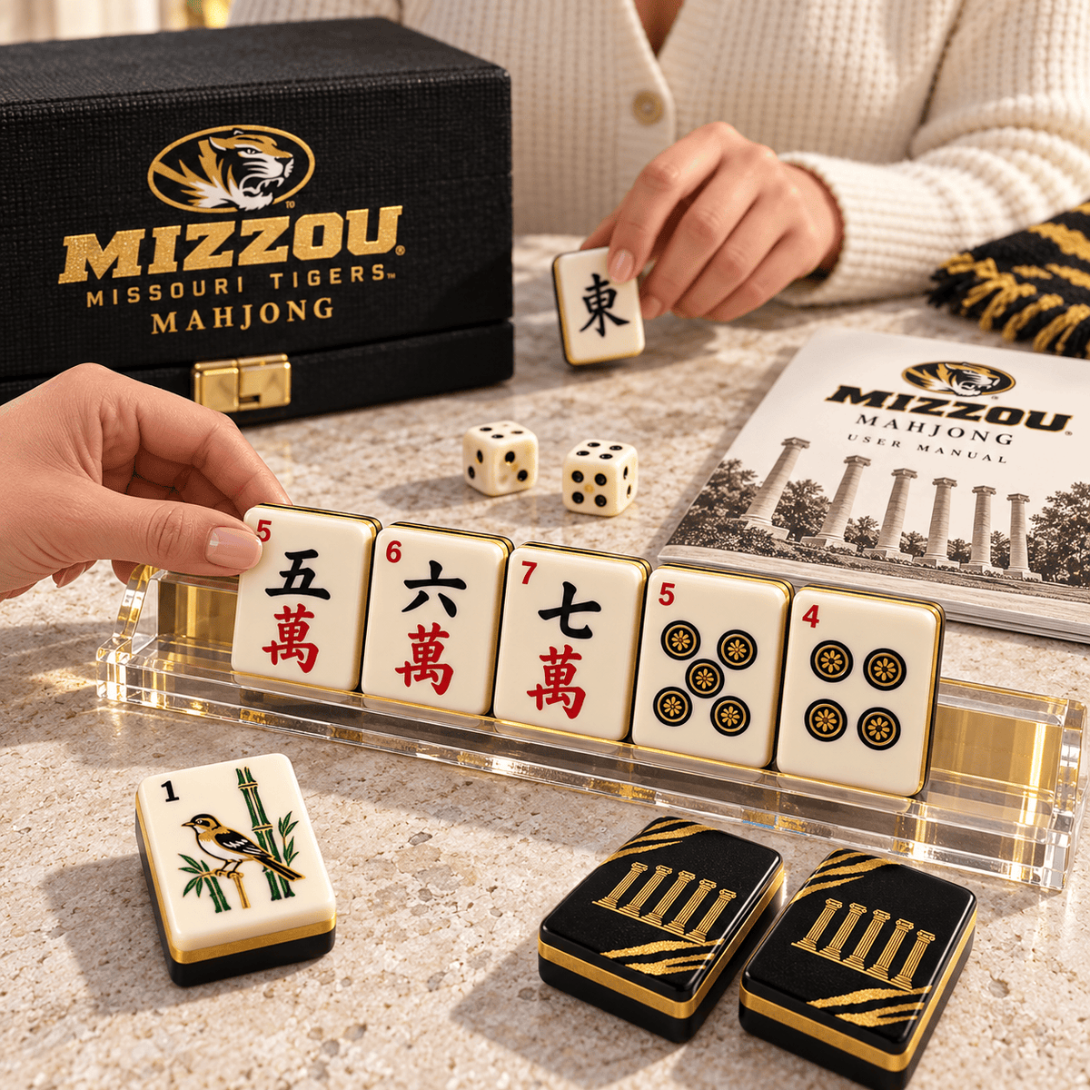 Premium MSTG Mahjong Tiles Set TNSM