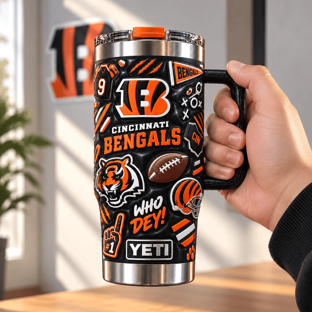 CCBG 40oz Glossy 3D Relief Tumbler NTTB