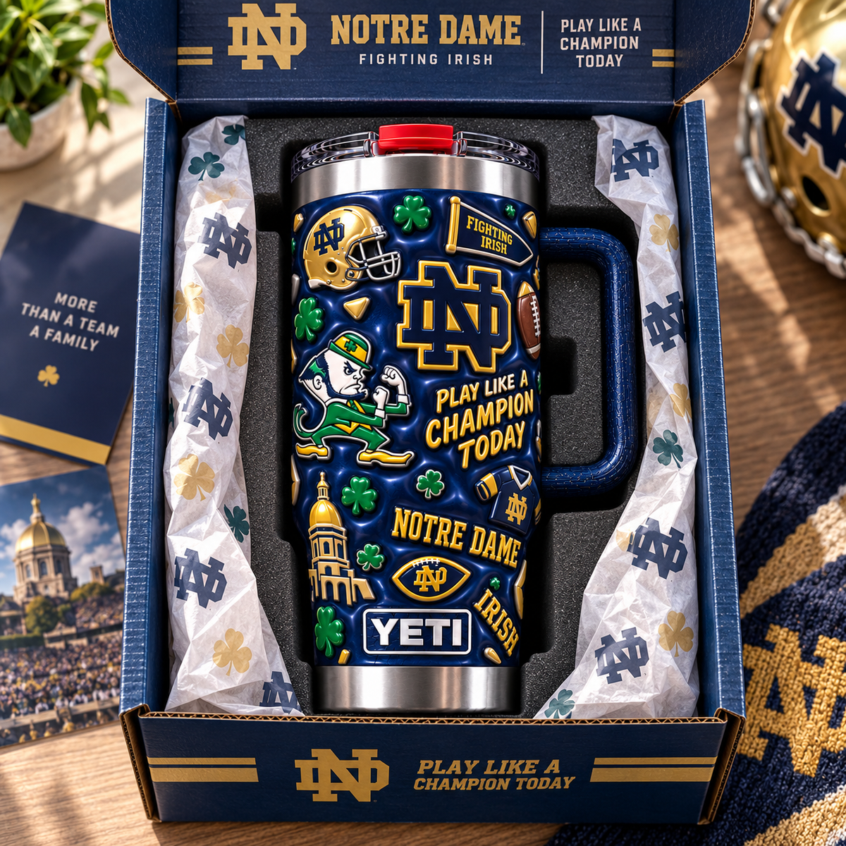 NDFI 40oz Glossy 3D Relief Tumbler NTTB