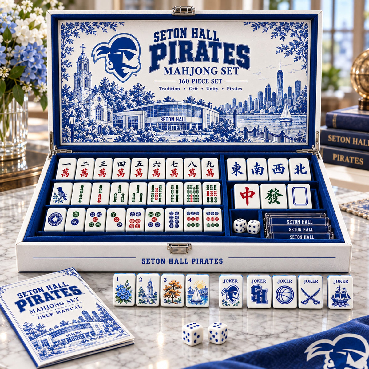 Premium SHP Mahjong Tiles Set TNSM