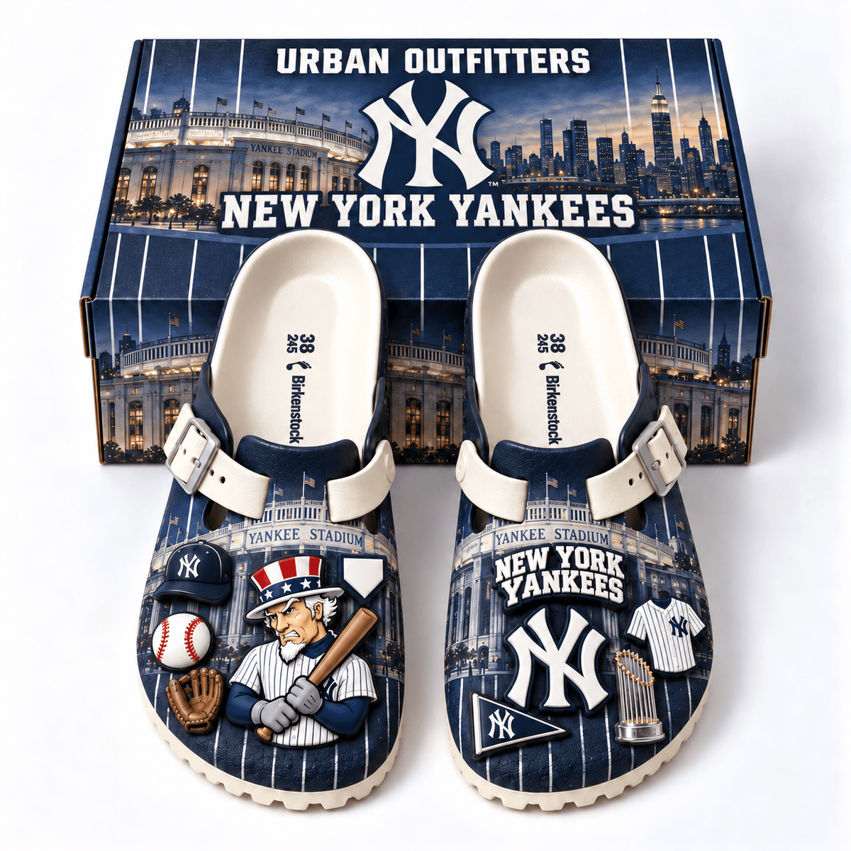 Premium NYY Signature Buckle Clogs NTVA