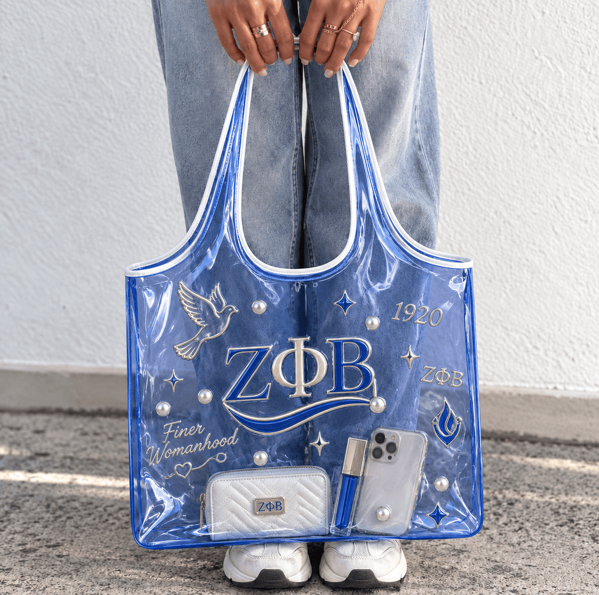 ZPB Transparent 3D Tote Bag HTTT