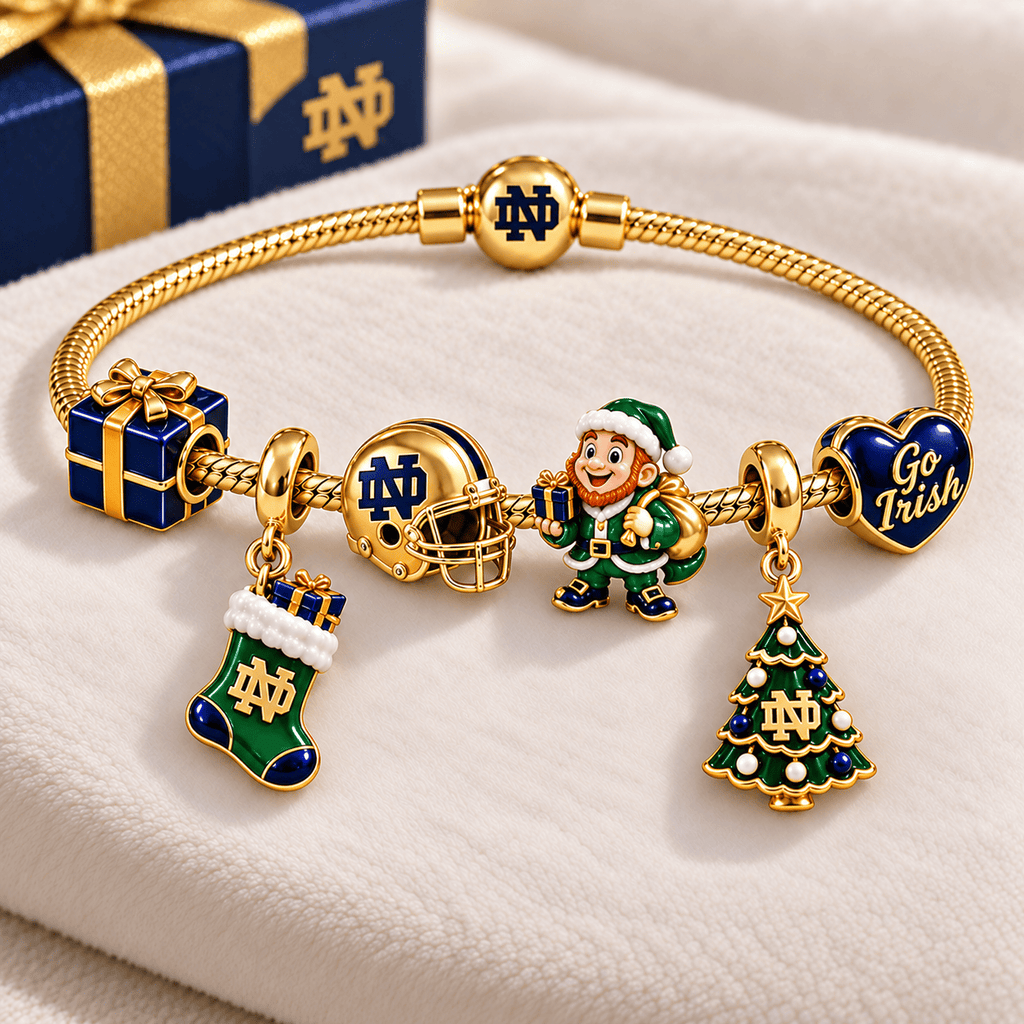 NDFI Gold Charm Bracelet Set TTTT