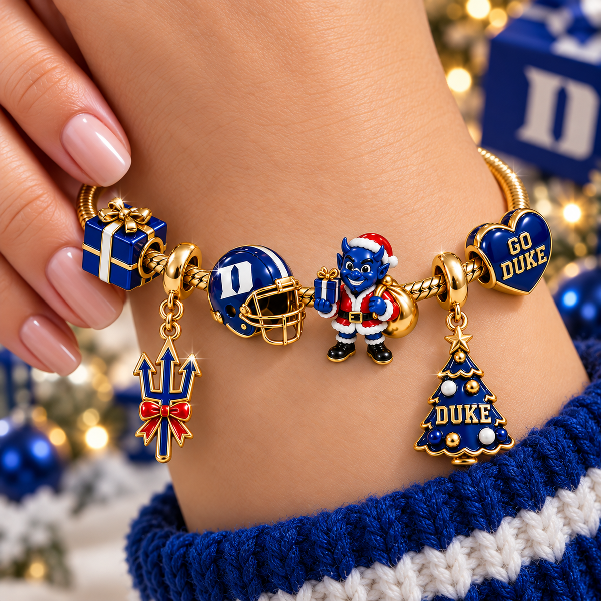 DBD Gold Charm Bracelet Set TTTT