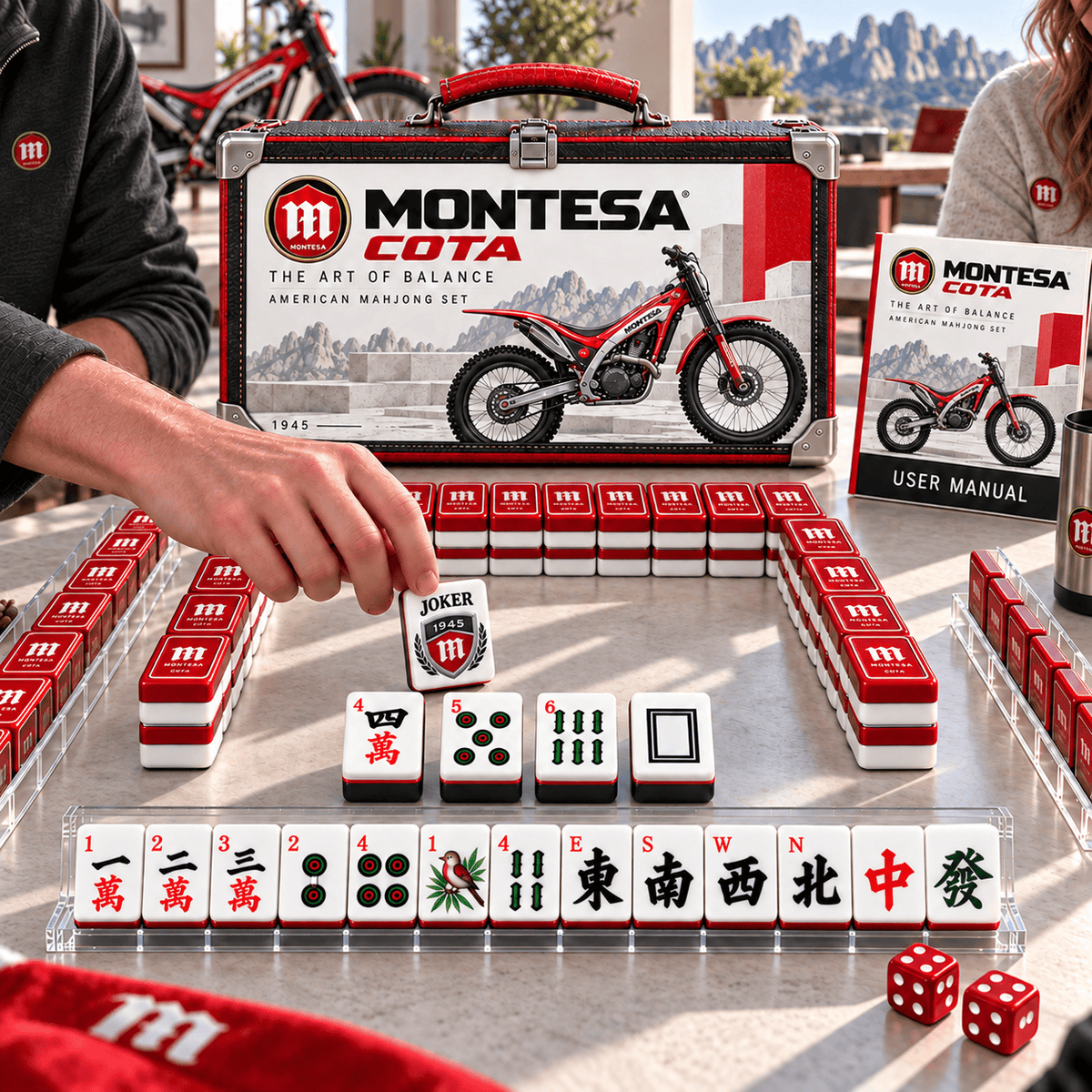Premium MON Mahjong Tiles Set PVNA